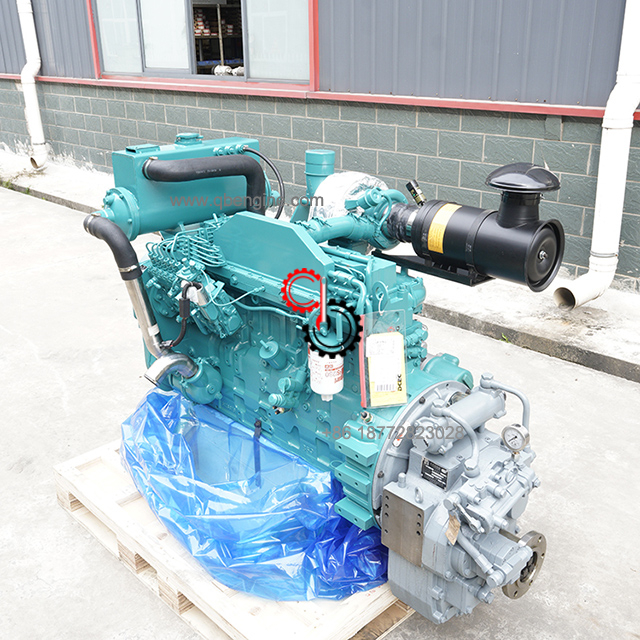 220HP Vessel Motor 6CTA8.3-M220 Cummins Marine Engine with Gearbox