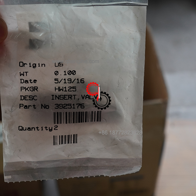 3925176 6BT 4B3.9 Original Cummins Valve Insert Diesel Engine Parts