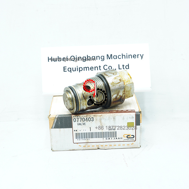 0770403 EX3500 EX4000 Original Relief Valves Cummins Agricultural Machinery Parts