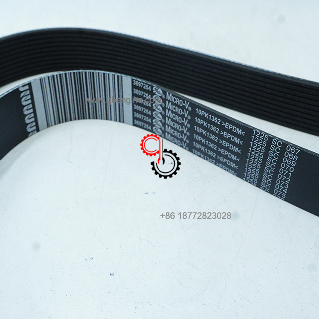 Original Motor Cummins ISG QSG V Ribbed Belt 3697254 Engine Parts