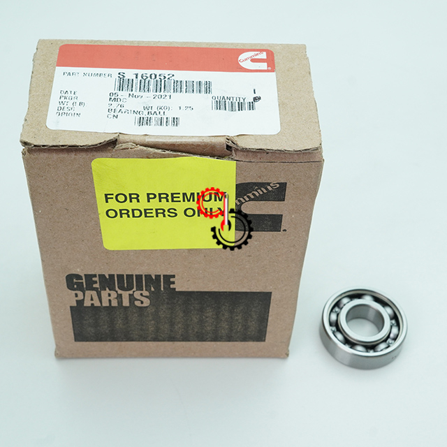 S 16052 Machinery Engine Spare Parts Cummins Ball Bearing S 16052 