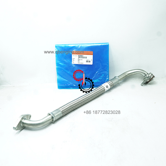 3638851 3638008 Original Cummins QSK50 Flexible Fuel Hose Excavator Engine Parts