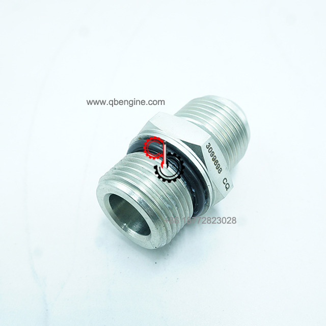 Cummins Engine Parts External Thread Straight Connector Male Union 3099698