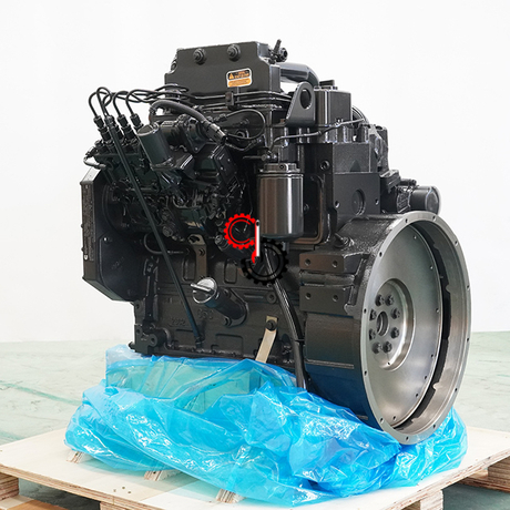 4 cylinder diesel engine 4BTA3.9-C130 engine assy 4BT Cummins 4BTA 3.9 ...