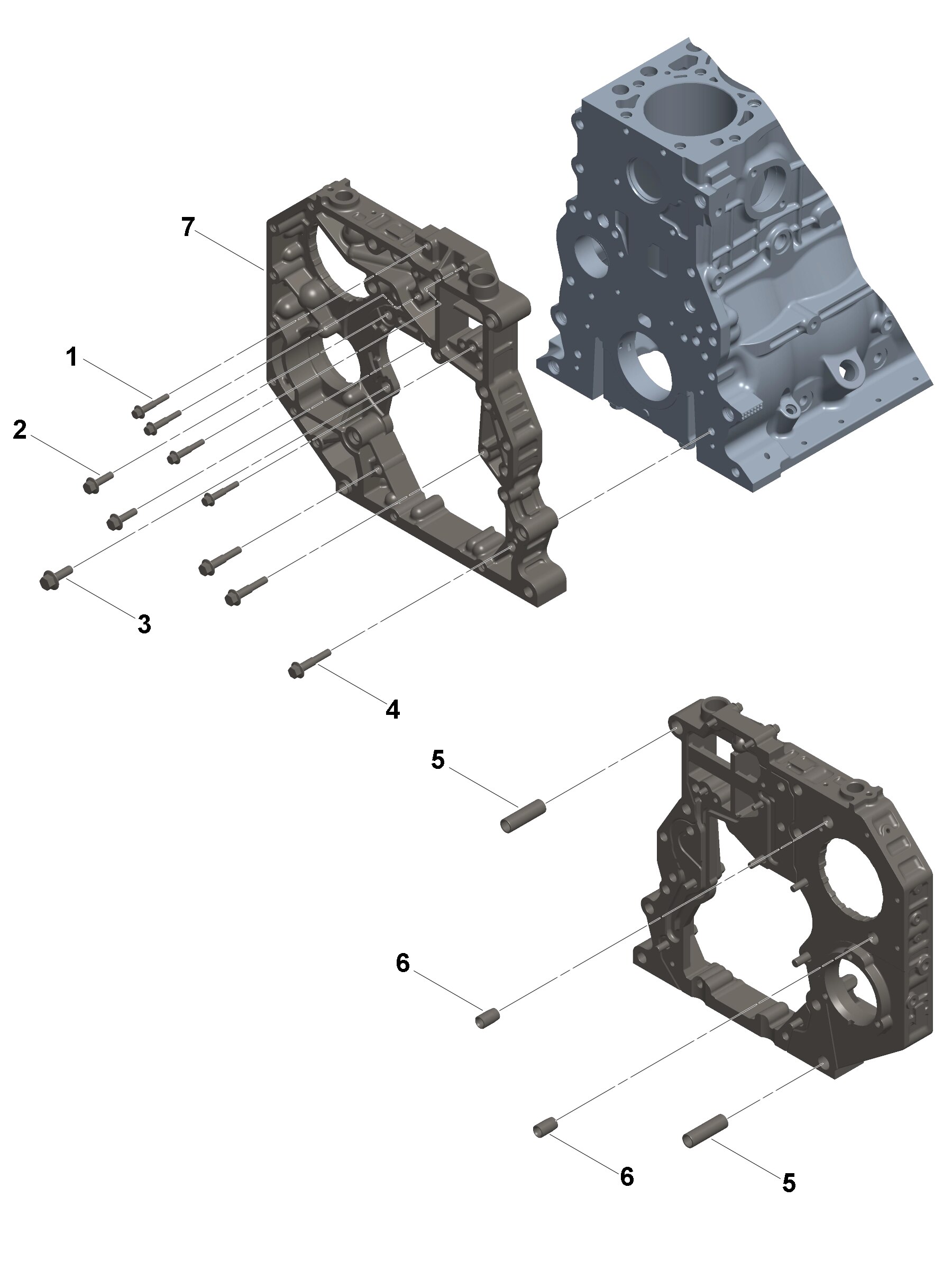 ISF4.5 Rear Gear Housing