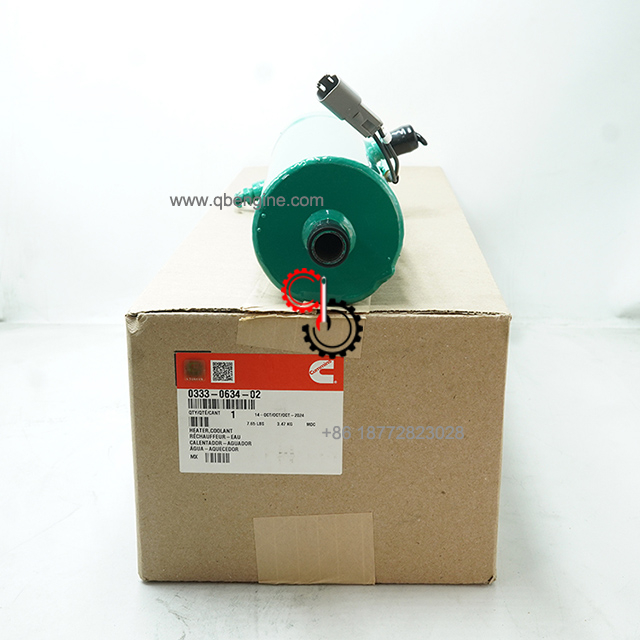 0333-0634-02 Coolant Heater for Trucks Original Cummins Diesel Engine Spare Parts