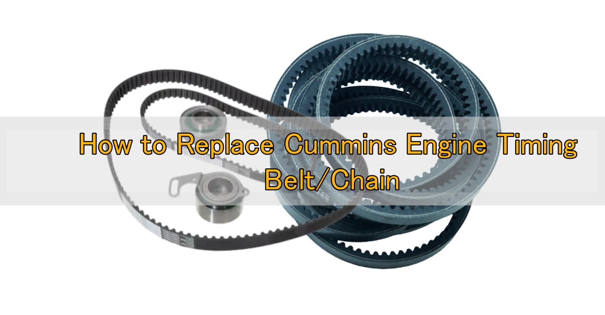 How to Replace Cummins Engine Timing Belt/Chain: Step-by-Step Guide