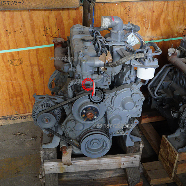 Isuzu Industrial 4 Cylinder 4JG1 Diesel Small Excavators Engine Assy 4JG1-NAKEG-01-C3 Complete Engine Assy