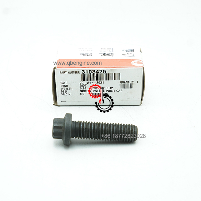 3103425 M11 Original Cummins NT855 Twelve Point Cap Screw