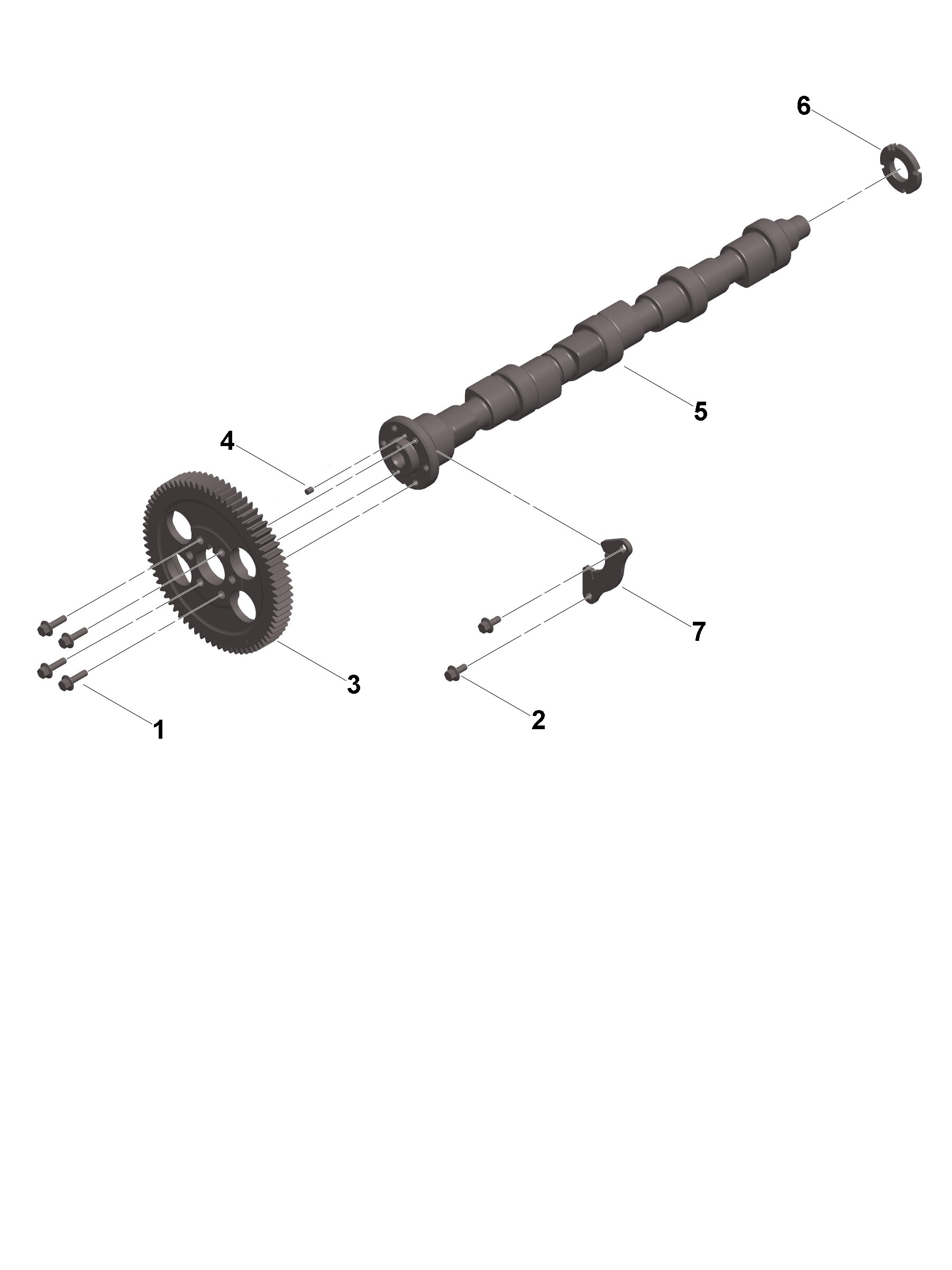 ISF4.5 Engine Camshaft