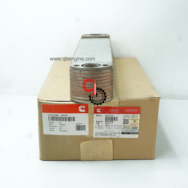 2892304 Original Cummins ISX QSX Oil Cooler Diesel Engine Parts