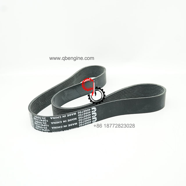 4066750 3171732 QSK45 V Ribbed Belt 10PK1150 Genuine Cummins QSK60