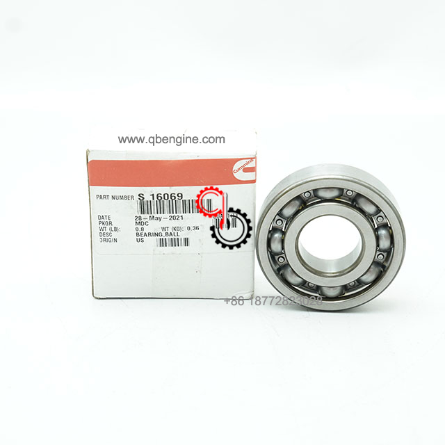 S 16069 Original Cummins Deep Groove Ball Bearings Engine Repair Parts