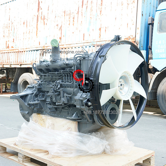 6BG1 Isuzu Motor Diesel 6BG1-XABEC-03-C2 Excavator Engine Assembly 128KW 2100RPM
