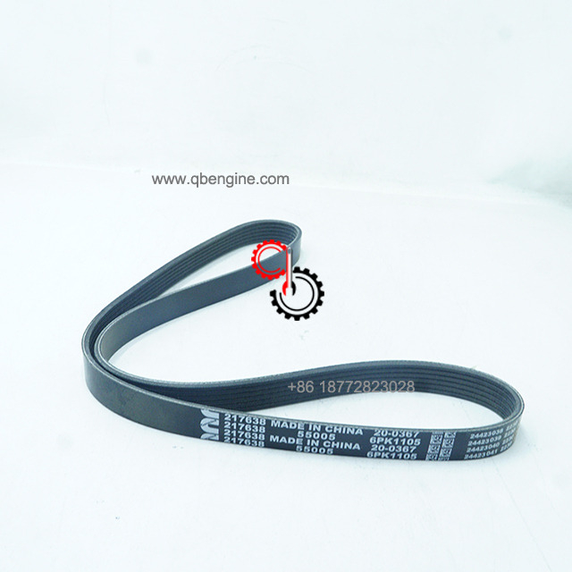 Genuine Universal NT855 Diesel Engine Parts Cummins V Ribbed Belt 5413187 217638