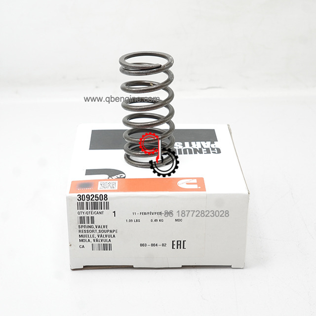 Cummins QST30 Motor Spare Parts Accessories Valve Spring 3092508