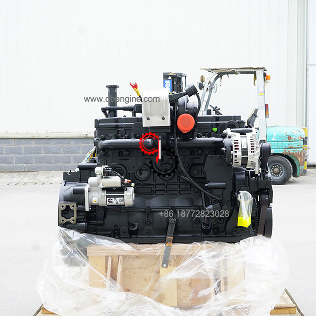 Cummins 6 Cylinder QSB7-C190 QSB6.7 190HP Diesel Engine Assembly for 20T Excavator