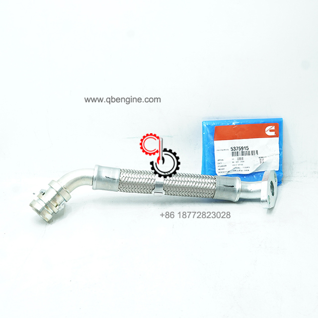 5375915 5371210 QSK78 Genuine Cummins Lubricating Oil Drain Tube Diesel Engine Parts
