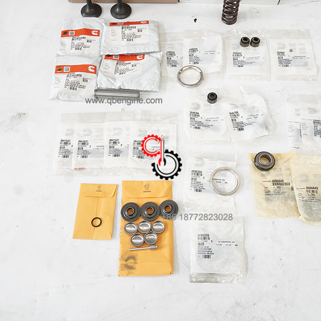 5473401 QSK45 QSK60 Cylinder Head Rebuild Kit Original Cummins Excavator Engine Parts