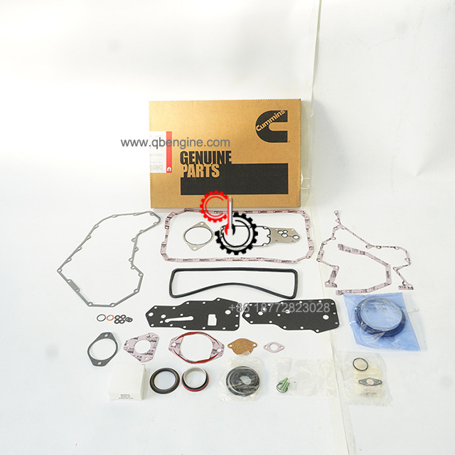 4 Cylinder Cummins Engine 4BT Parts Lower Engine Gasket Set 3802375