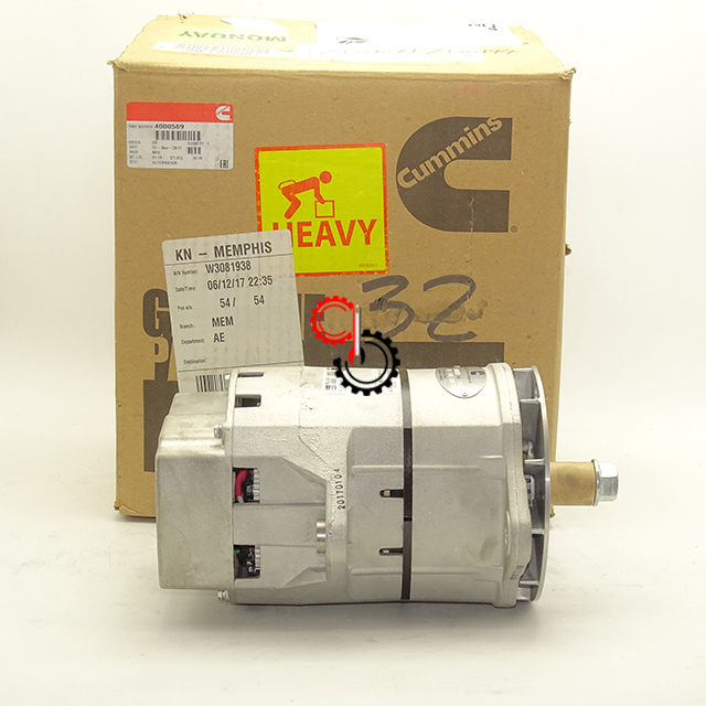  3008988 4000589 Cummins 12V 110A Alternator Spare Parts Motor