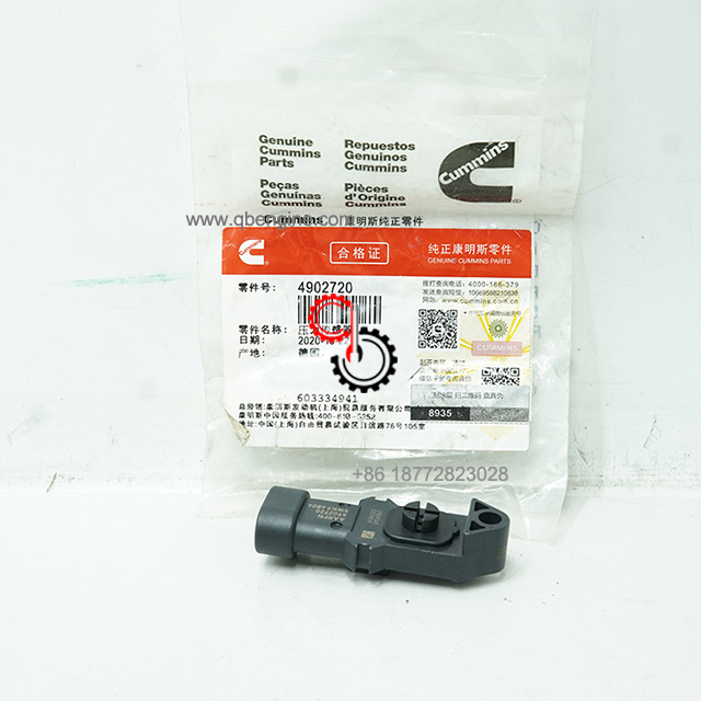 5698567 4359572 4902720 Pressure Sensor Air Original Cummins QSK45 Machinery Engines Parts