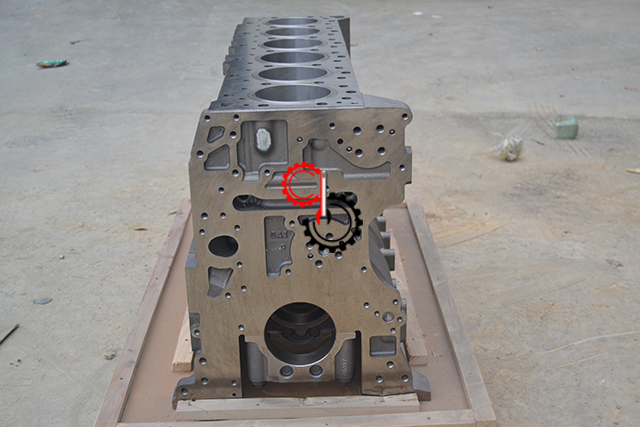 4309390 Machinery Engine Spare Parts Genuine Cummins Cylinder Block ISX QSX 4309390