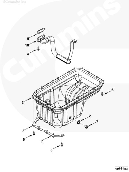 6.5L Oil Pan By Factory Diesel – Brand New – GM Part 12551755