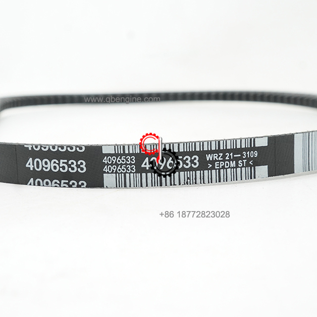 4096533 Ribbed V Belt Genuine Cummins QSK23 Excavator Engine Parts