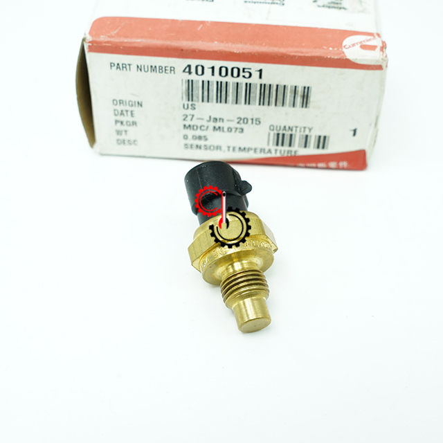 Construction Machinery Parts Genuine Cummins ISC QSC Temperature Sensor 4010051 Water Temperature Sensor