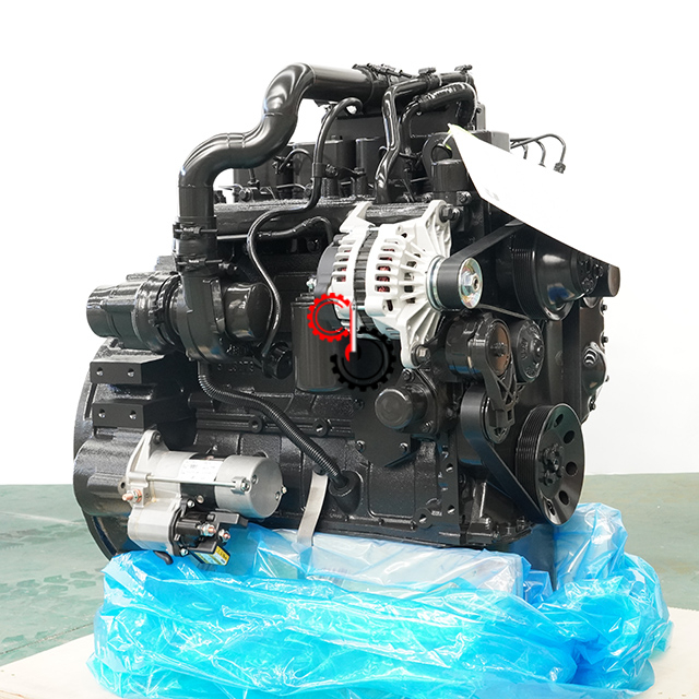 4 cylinder diesel engine 4BTA3.9-C130 engine assy 4BT Cummins 4BTA 3.9 for Excavator Motor