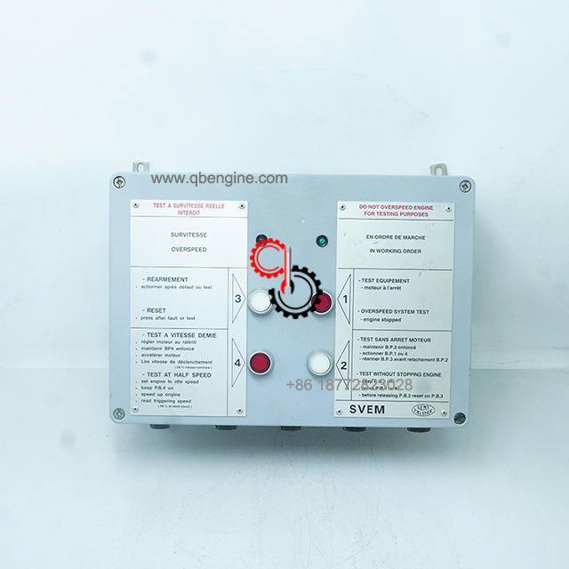 COFFRET SVEM 19025 Diesel Engine Control Box Coffret for Marine Vessel Generator Unit